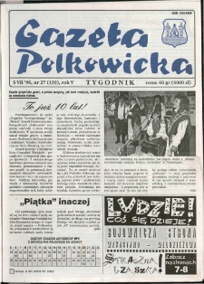 Gazeta Polkowicka, 1996, nr 27