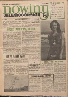 Nowiny Jeleniogórskie : magazyn ilustrowany, R. 16!, 1974, nr 35 (840)