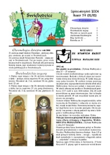 Świebodzice - Dzieje Miasta, 2004, nr 7/8 (81/82) [Dokument elektroniczny]