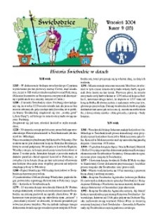 Świebodzice - Dzieje Miasta, 2004, nr 9 (83) [Dokument elektroniczny]