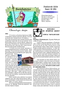Świebodzice - Dzieje Miasta, 2004, nr 10 (84) [Dokument elektroniczny]