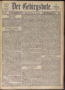 Der Gebirgsbote, 1903, nr 9 [30.01]