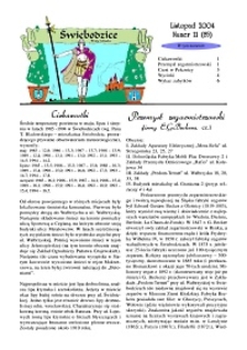 Świebodzice - Dzieje Miasta, 2004, nr 11 (85) [Dokument elektroniczny]