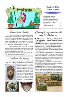 Świebodzice - Dzieje Miasta, 2004, nr 12 (86) [Dokument elektroniczny]