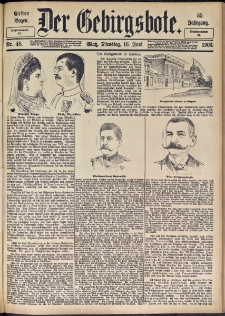 Der Gebirgsbote, 1903, nr 48 [16.06]
