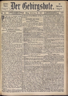 Der Gebirgsbote, 1903, nr 50 [23.06]