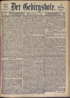 Der Gebirgsbote, 1903, nr 53 [3.07]
