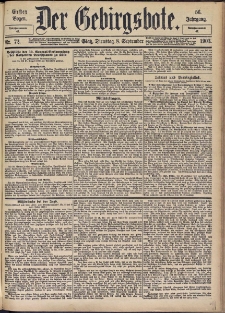 Der Gebirgsbote, 1903, nr 72 [8.09]