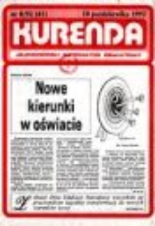 Kurenda : jeleniog&oacute;rski informator oświatowy, 1992, nr 8 (41)