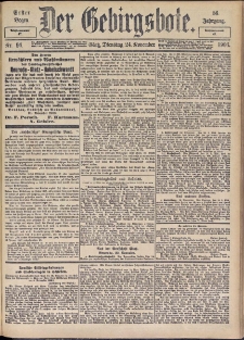 Der Gebirgsbote, 1903, nr 94 [24.11]