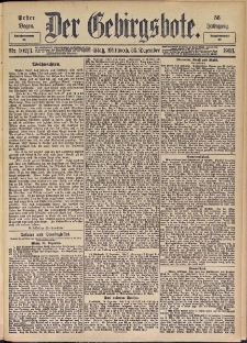 Der Gebirgsbote, 1903, nr 102/103 [23.12]