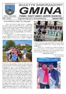 Gmina : biuletyn samorządowy : pismo Rady Gminy Jeżów Sudecki, 2023, nr 161