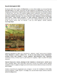 Rocznik Jeleniogórski 2023 [Dokument elektroniczny]
