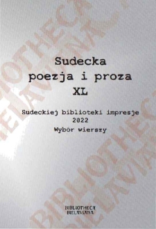Sudeckiej biblioteki impresje 2022. Wybór wierszy [Dokument elektroniczny]