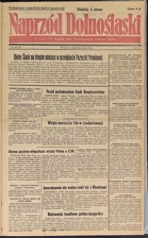 Naprz&oacute;d Dolnośląski : dziennik W[ojew&oacute;dzkiego] K[omitetu] Polskiej Partii Socjalistycznej Dolnego Śląska, 1946, nr 37 [23.03]