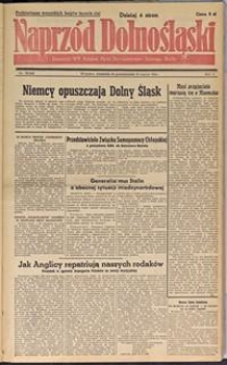 Naprzód Dolnośląski : dziennik W[ojewódzkiego] K[omitetu] Polskiej Partii Socjalistycznej Dolnego Śląska, 1946, nr 38 [25.03]