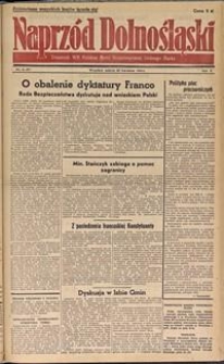 Naprzód Dolnośląski : dziennik W[ojewódzkiego] K[omitetu] Polskiej Partii Socjalistycznej Dolnego Śląska, 1946, nr 61 [20.04]