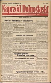 Naprz&oacute;d Dolnośląski : dziennik W[ojew&oacute;dzkiego] K[omitetu] Polskiej Partii Socjalistycznej Dolnego Śląska, 1946, nr 66 [27.04]