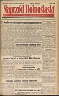 Naprz&oacute;d Dolnośląski : dziennik W[ojew&oacute;dzkiego] K[omitetu] Polskiej Partii Socjalistycznej Dolnego Śląska, 1946, nr 81 [18.05]