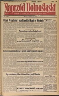 Naprzód Dolnośląski : dziennik W[ojewódzkiego] K[omitetu] Polskiej Partii Socjalistycznej Dolnego Śląska, 1946, nr 87 [25.05]