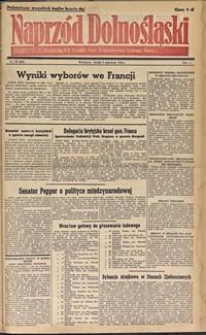 Naprz&oacute;d Dolnośląski : dziennik W[ojew&oacute;dzkiego] K[omitetu] Polskiej Partii Socjalistycznej Dolnego Śląska, 1946, nr 95 [5.06]