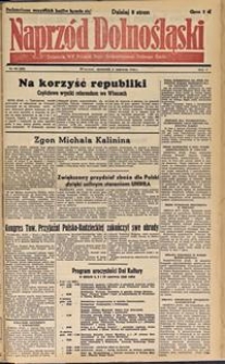 Naprzód Dolnośląski : dziennik W[ojewódzkiego] K[omitetu] Polskiej Partii Socjalistycznej Dolnego Śląska, 1946, nr 96 [6.06]