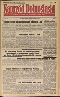 Naprzód Dolnośląski : dziennik W[ojewódzkiego] K[omitetu] Polskiej Partii Socjalistycznej Dolnego Śląska, 1946, nr 107 [20-21.06]