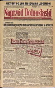Naprzód Dolnośląski : dziennik W[ojewódzkiego] K[omitetu] Polskiej Partii Socjalistycznej Dolnego Śląska, 1946, nr 115 [30.06-1.07]