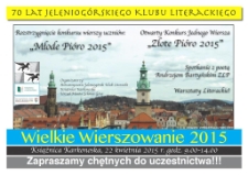 Wielkie Wierszowanie - plakat [Dokument życia społecznego]