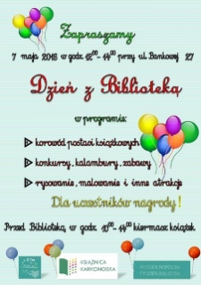 Dzień z Biblioteką - afisz [Dokument życia społecznego]