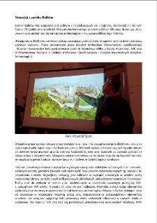 Nowości z zamku Bolk&oacute;w [Dokument elektroniczny]