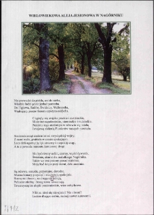 Wielowiekowa Aleja Jesionowa w Nag&oacute;rniku