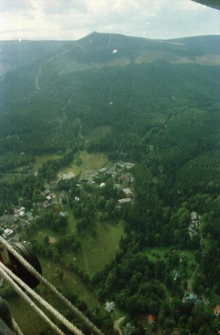 Widok z lotu ptaka na Szklarską Porębę [Dokument ikonograficzny]