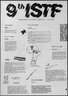 9th ISTF - Intenational Street Theatre Festival, Jelenia G&oacute;ra : 1 - 11 august 1991 [Dokument życia społecznego]