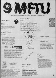 9 MFTU - Międzynarodowy Festiwal Teatr&oacute;w Ulicznych, Jelenia G&oacute;ra : 1 - 11 sierpnia 1991 [Dokument życia społecznego]