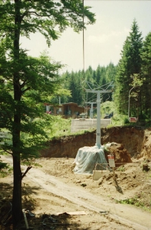 Szklarska Poręba - budowa wyciągu (fot. 14) [Dokument ikonograficzny]