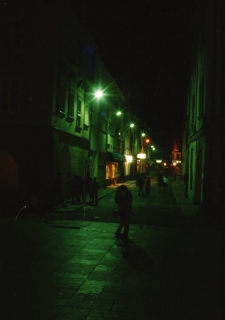 Ulica Długa nocą [Dokument ikonograficzny]