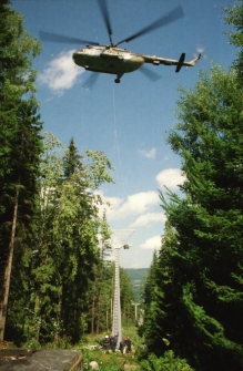 Szklarska Poręba - budowa wyciągu (fot. 15) [Dokument ikonograficzny]