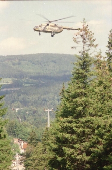 Szklarska Poręba - budowa wyciągu (fot. 16) [Dokument ikonograficzny]