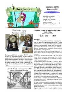 Świebodzice - Dzieje Miasta, 2002, nr 6 (56) [Dokument elektroniczny]