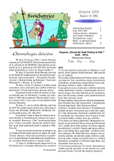 Świebodzice - Dzieje Miasta, 2002, nr 8 (58) [Dokument elektroniczny]