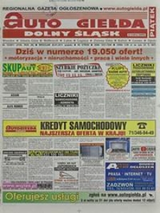 Auto Giełda Dolnośląska : regionalna gazeta ogłoszeniowa, 2011, nr 12 (2150) [28.01]