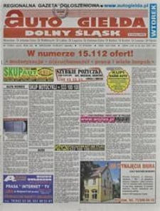 Auto Giełda Dolnośląska : regionalna gazeta ogłoszeniowa, 2011, nr 77 (2215) [16.08]