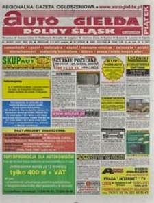 Auto Giełda Dolnośląska : regionalna gazeta ogłoszeniowa, 2011, nr 99 (2237) [4.11]
