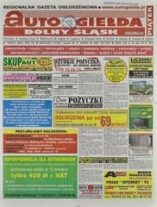 Auto Giełda Dolnośląska : regionalna gazeta ogłoszeniowa, 2011, nr 106 (2244) [2.12]