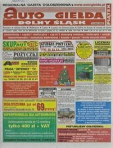Auto Giełda Dolnośląska : regionalna gazeta ogłoszeniowa, 2011, nr 112 (2250) [23.12]