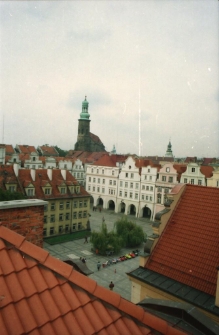 Plac Ratuszowy - Widok z góry (fot. 1) [Dokument ikonograficzny]