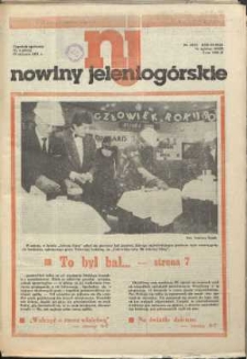 Nowiny Jeleniogórskie : tygodnik społeczny, [R. 34], 1991, nr 4 (1615)