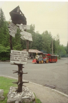Ciuchcia w okolicy Białego Jaru [Dokument ikonograficzny]