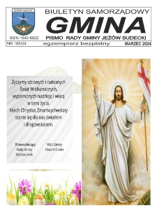Gmina : biuletyn samorządowy : pismo Rady Gminy Jeżów Sudecki, 2024, nr 165